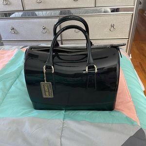 Black Jelly Furla Candy Bag